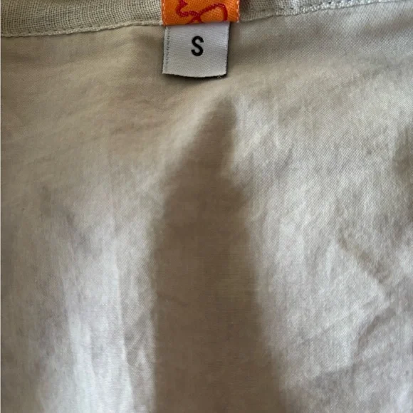 Ewa I Walla Ruffled Beige Linen Jacket - Picture 5 of 6